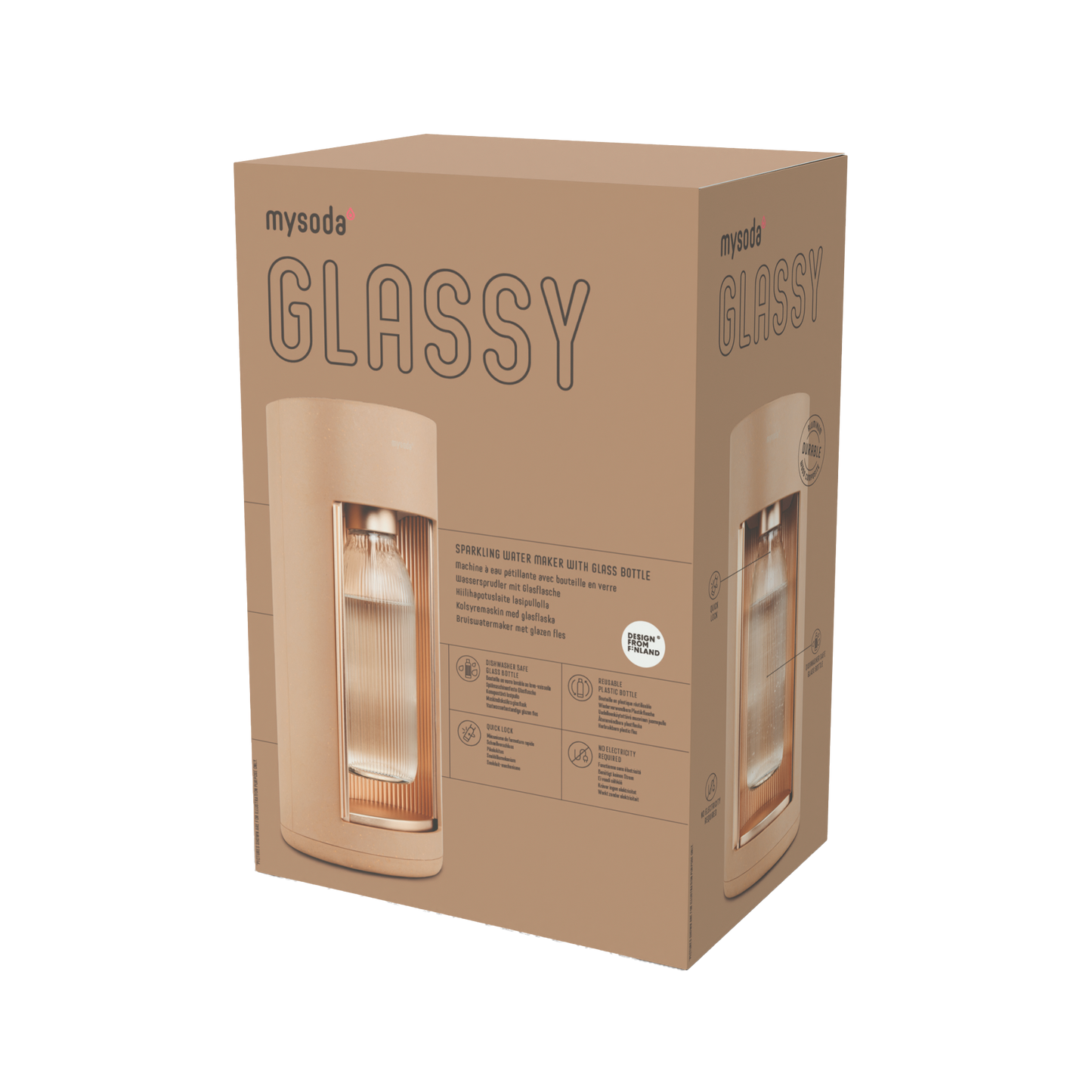 MYSODA GLASSY LATTE DANSKVANDMASKINE
