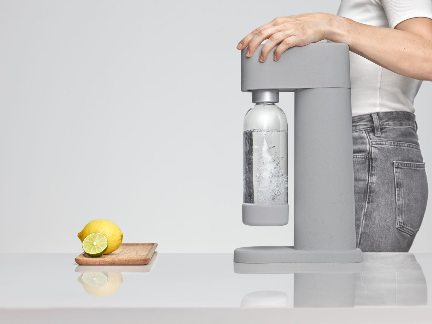 MYSODA VATTENFLASKA GRAY 1L 2-PACK