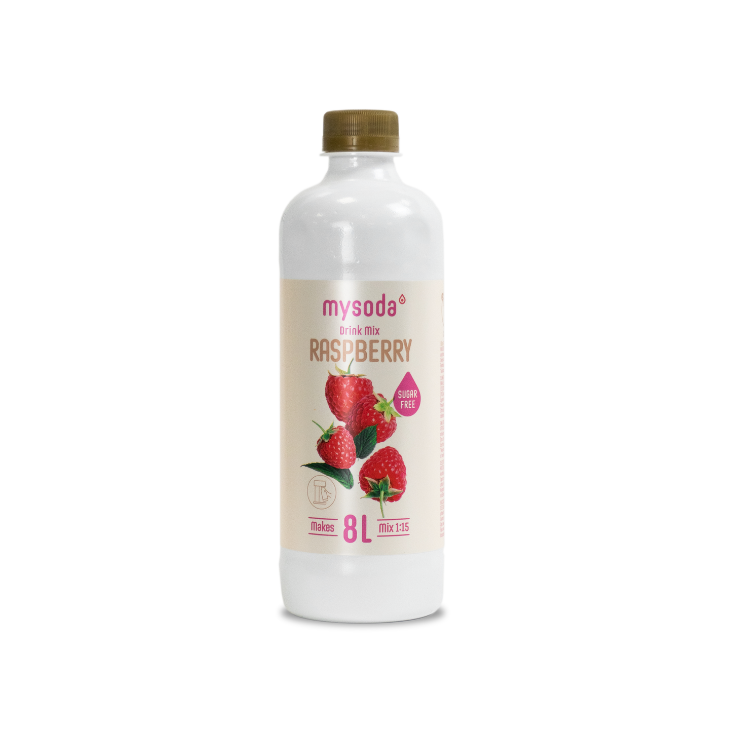 MYSODA RASPBERRY SUGAR FREE 500ML
