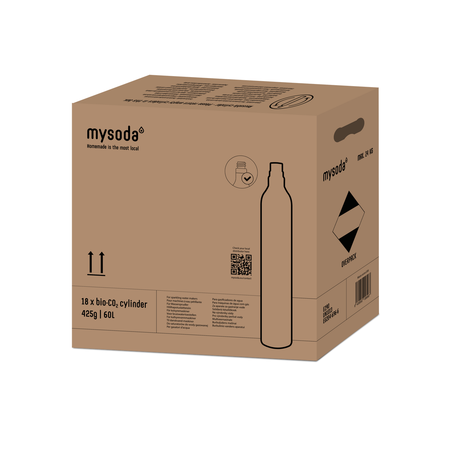  EKSTRA TRANSPORTÆSKE MYSODA 18-PAK