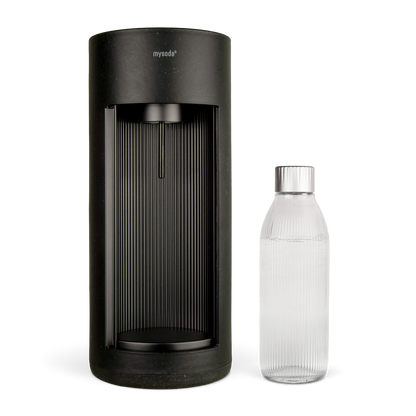 MYSODA GLASSY SORT DANSKVANDMASKINE