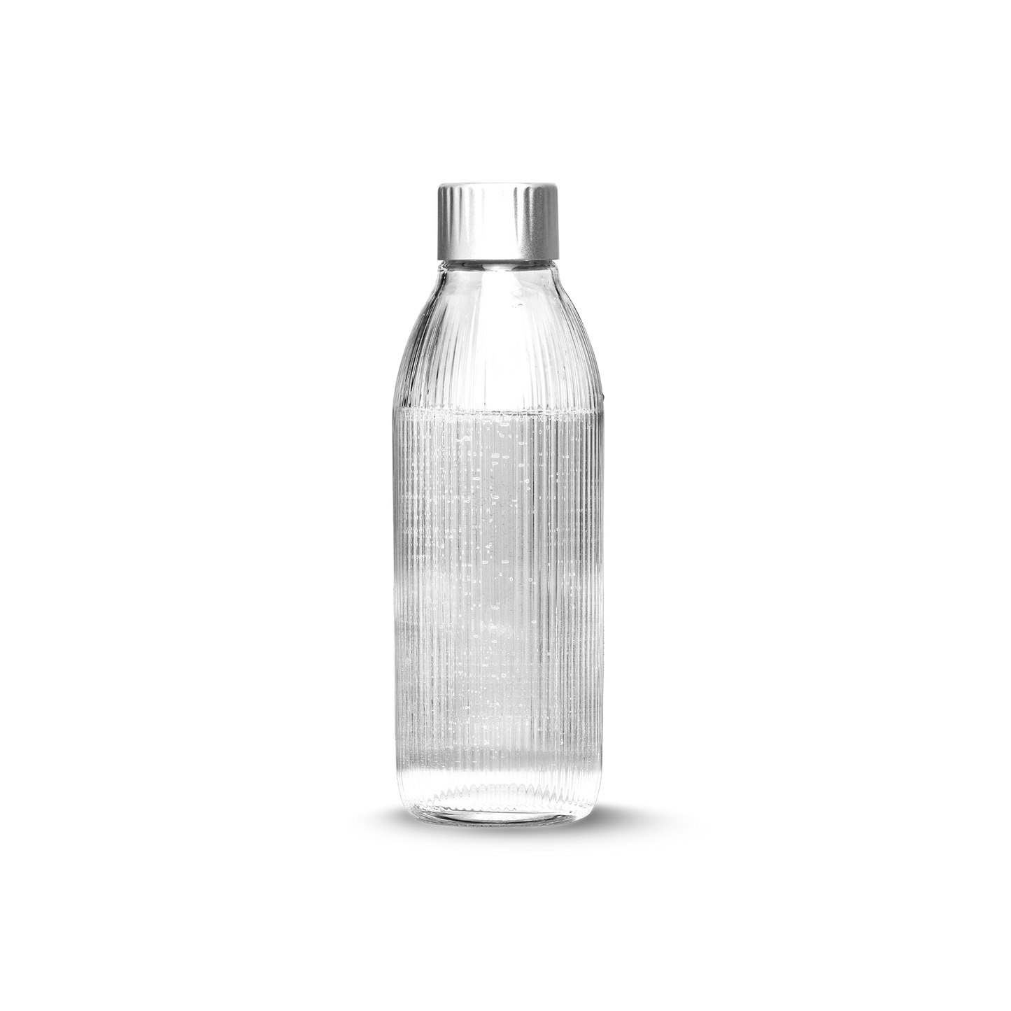 MYSODA GLASFLASKE SILVER 1L