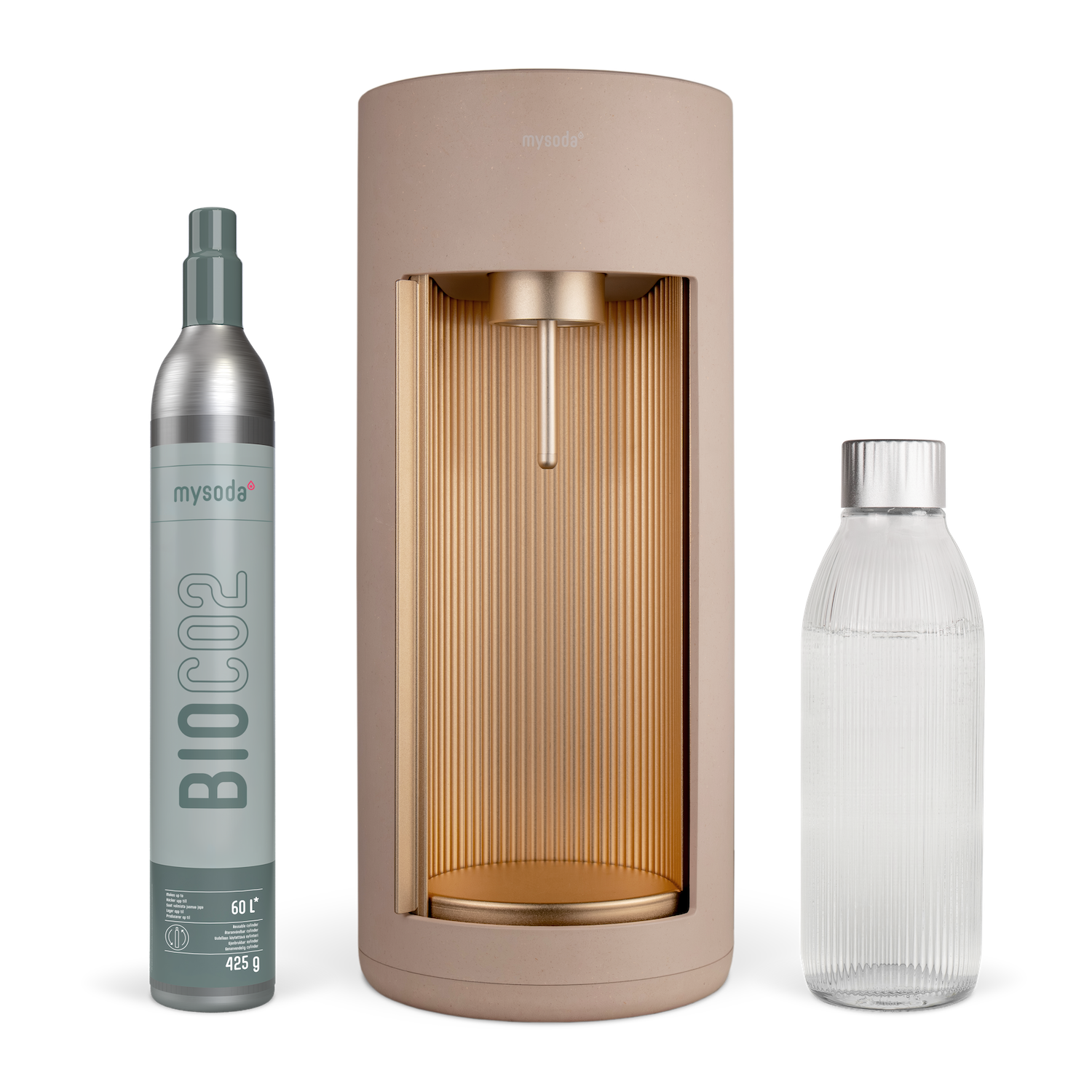 Glassy Latte with CO2 and bottle