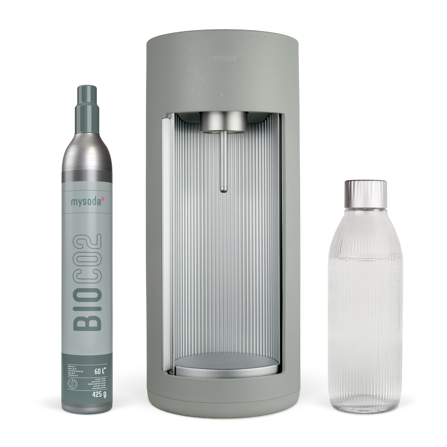 Glassy Pigeon with CO2 and bottle