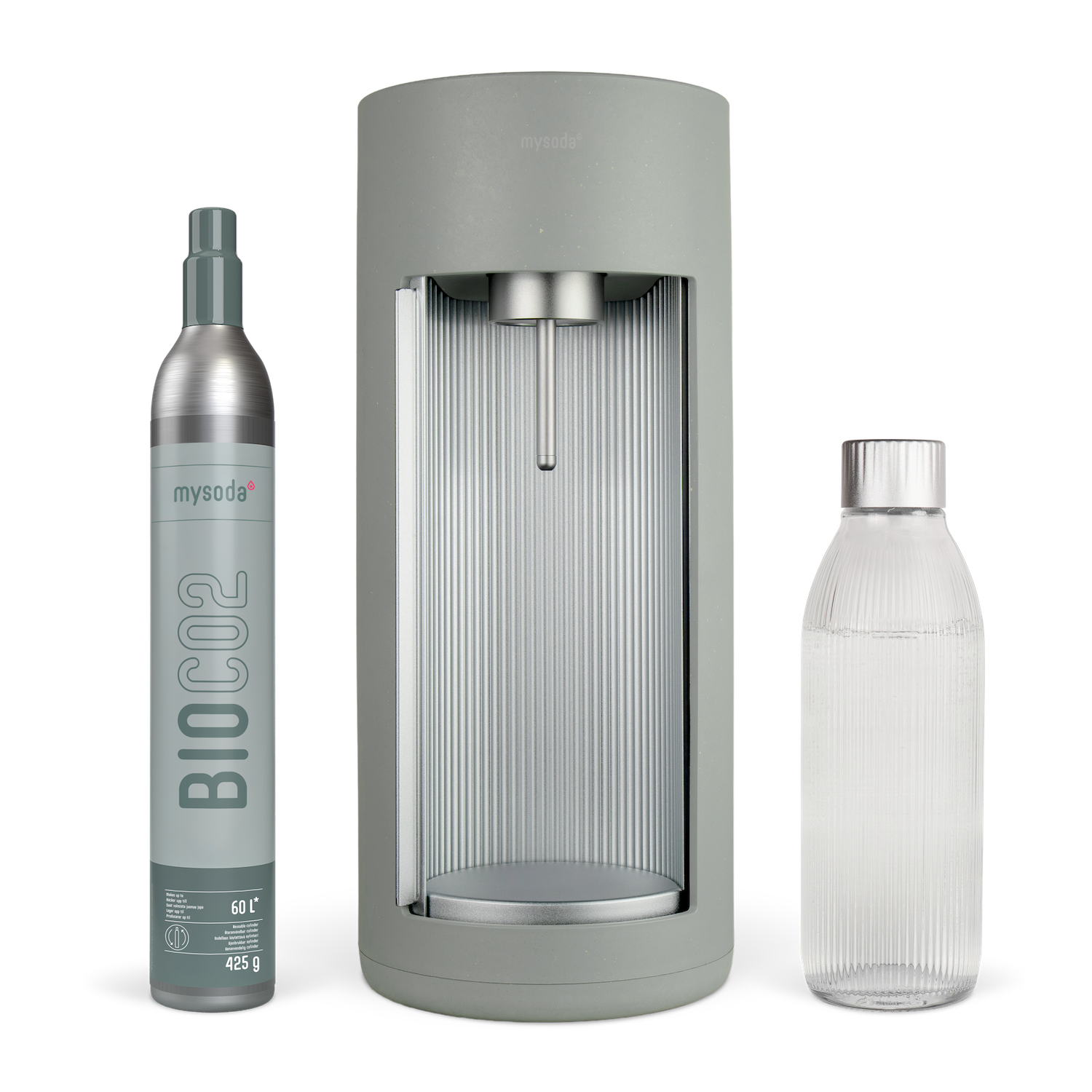 Glassy Pigeon with CO2 and bottle