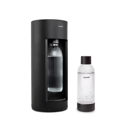 MYSODA GLASSY SVART KULLSYREMASKIN
