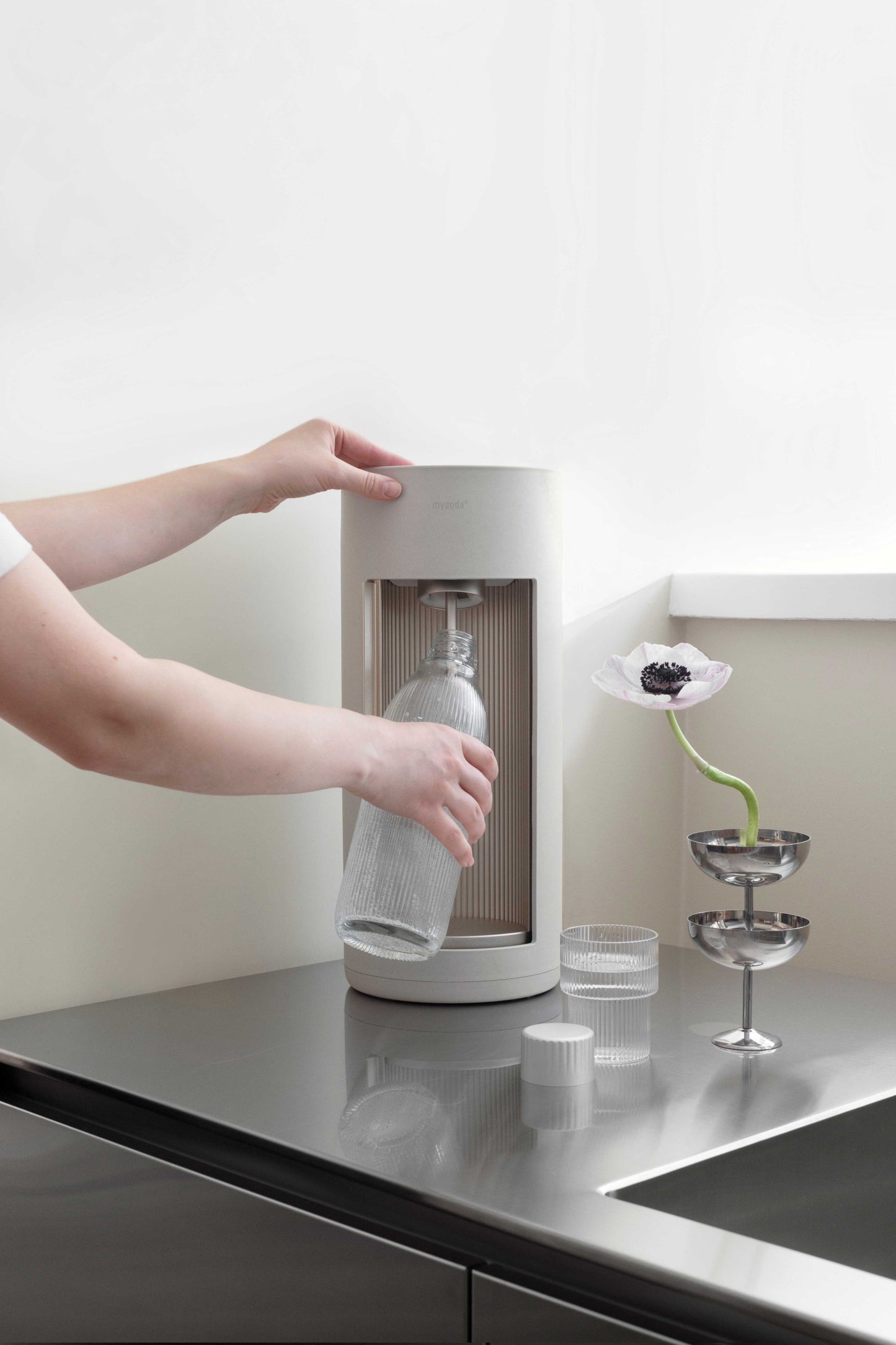 MYSODA GLASSY CLAY SPARKLING WATER MAKER