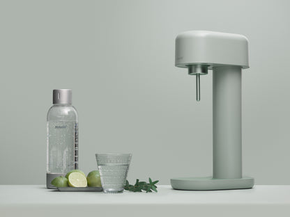 MYSODA PREMIUM VATTENFLASKA SILVER 1L