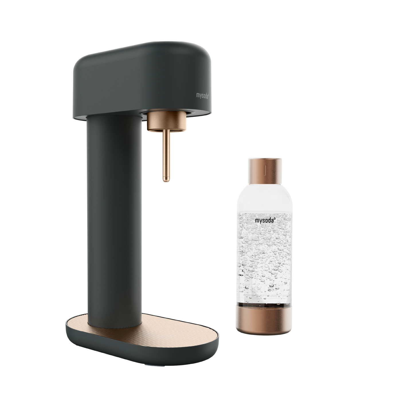 MYSODA RUBY 2 BLACK COPPER KOLSYREMASKIN