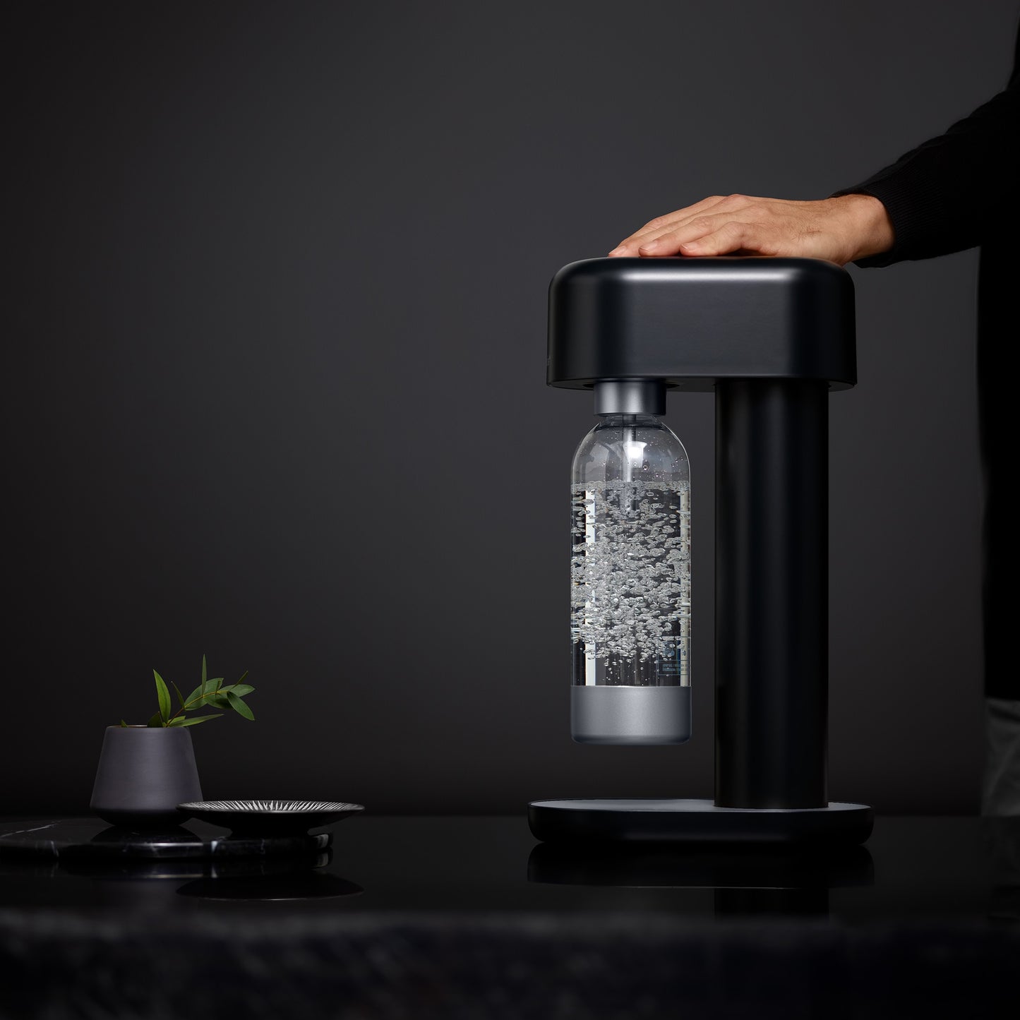 MYSODA RUBY 2 BLACK SILVER KOLSYREMASKIN