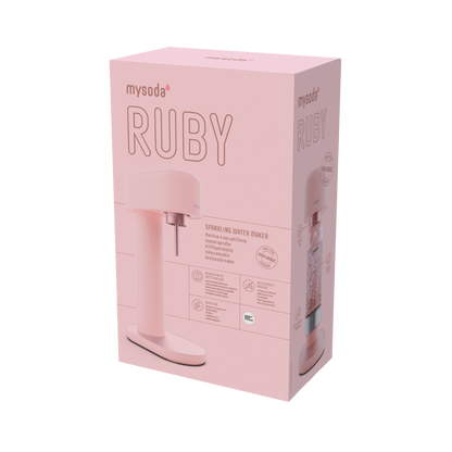 MYSODA RUBY 2 PINK DANSKVANDMASKINE