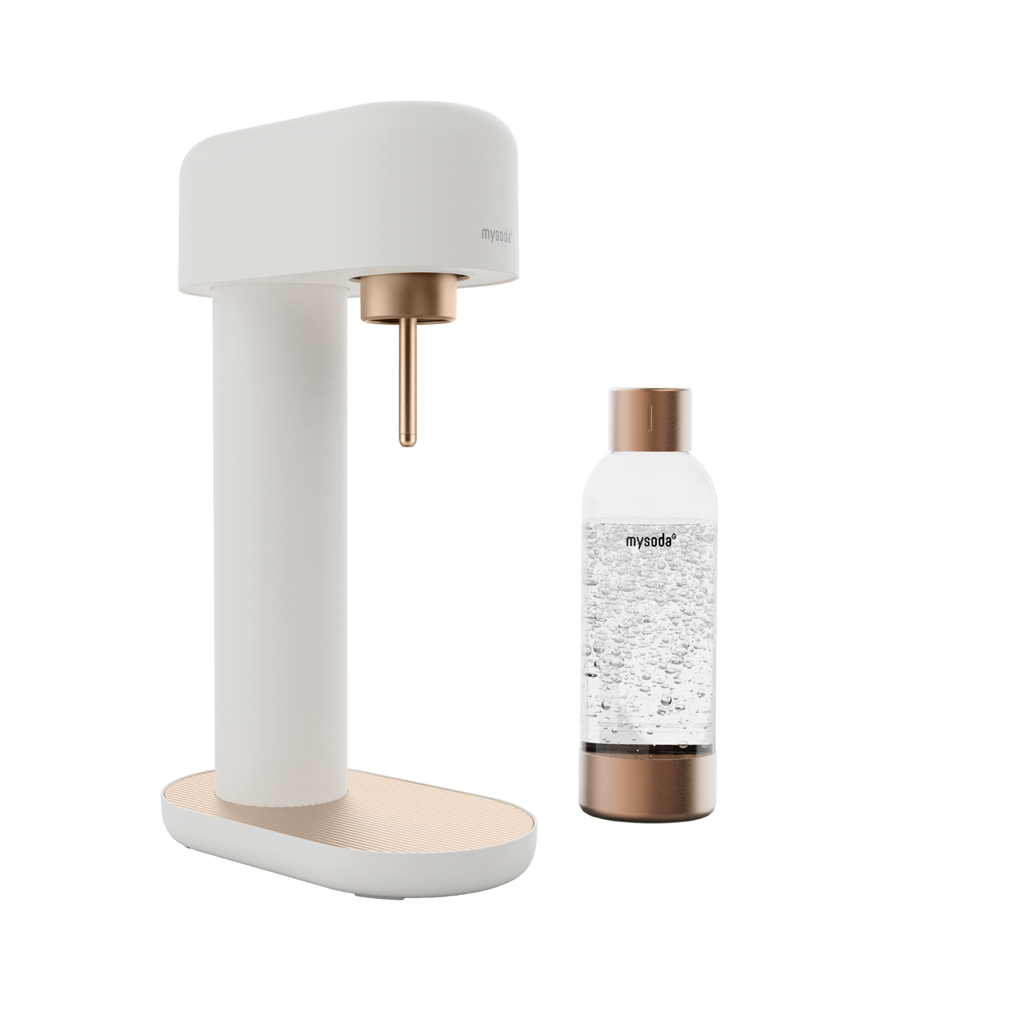 MYSODA RUBY 2 WHITE COPPER DANSKVANDMASKINE