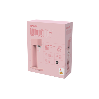 MYSODA WOODY PINK KOLSYREMASKIN