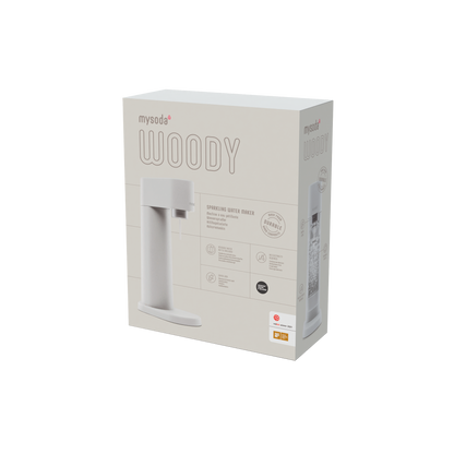 MYSODA WOODY WHITE DANSKVANDMASKINE